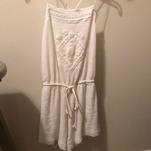 White Brandy Melville romper